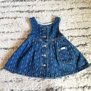 Vintage Denim Dress Lee 18 months